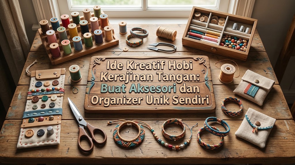 Ide Kreatif Hobi Kerajinan Tangan: Buat Aksesori dan Organizer Unik Sendiri